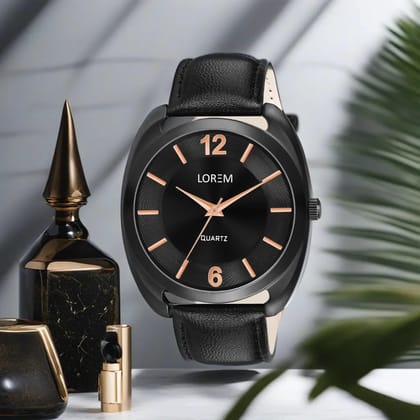 LOREM Stylish Dial Analog Watch for Men