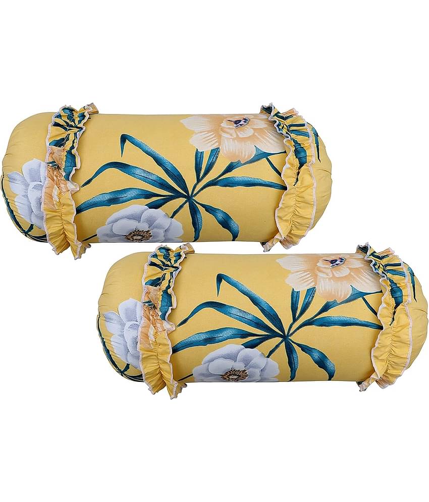 Mahaluxmi Creations Set of 2 Poly Cotton Bolster Covers