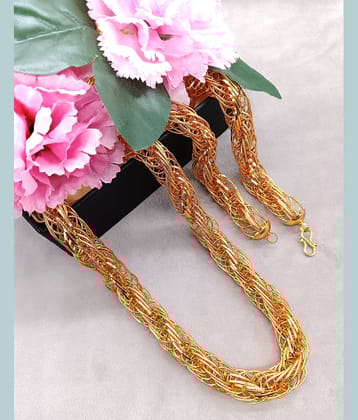 shankhraj mall Gold Plated Chain ( Set of 1 )
