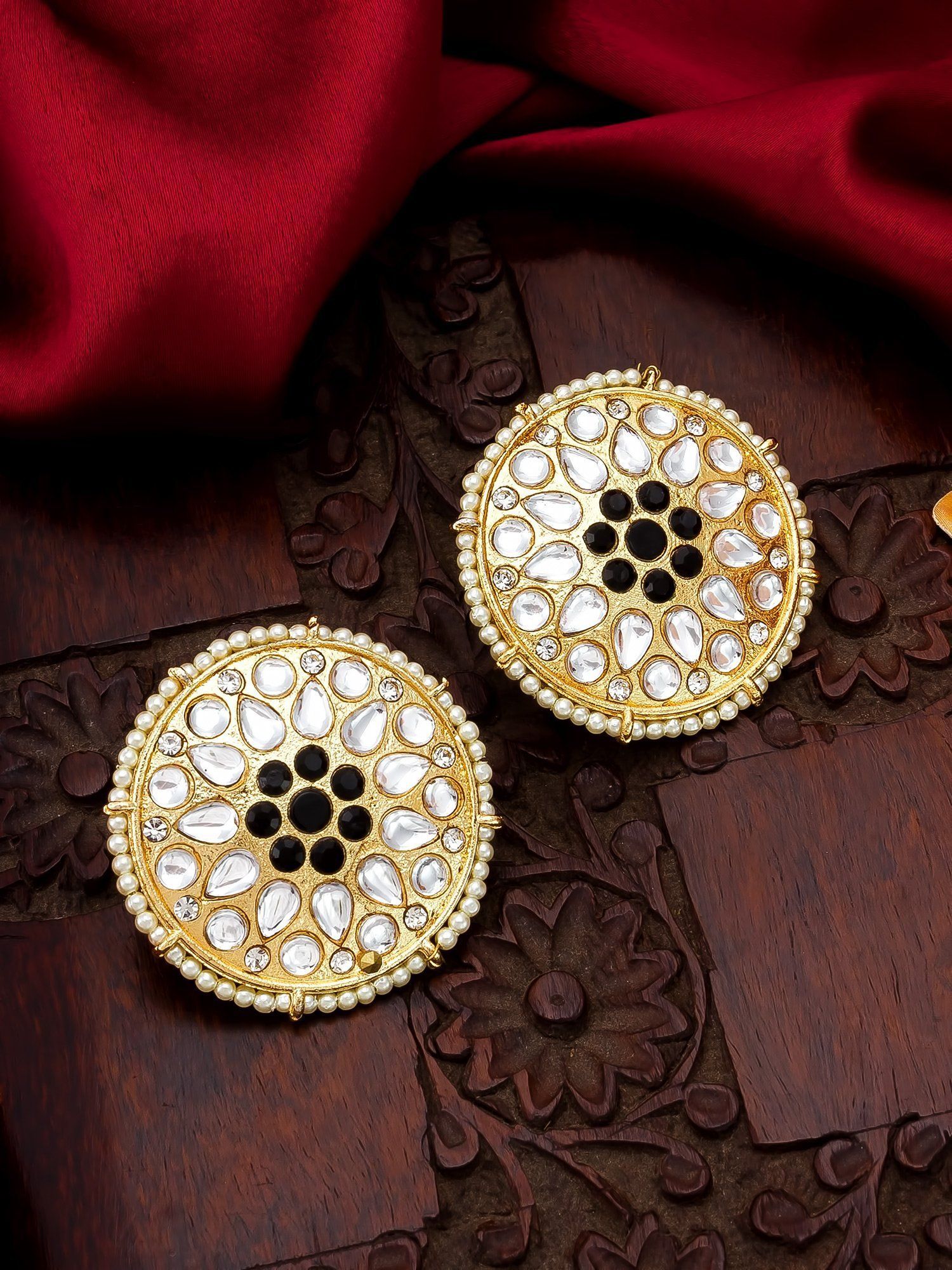 Morison Golden Petal Earrings Nature-Inspired Beauty, Endless Elegance