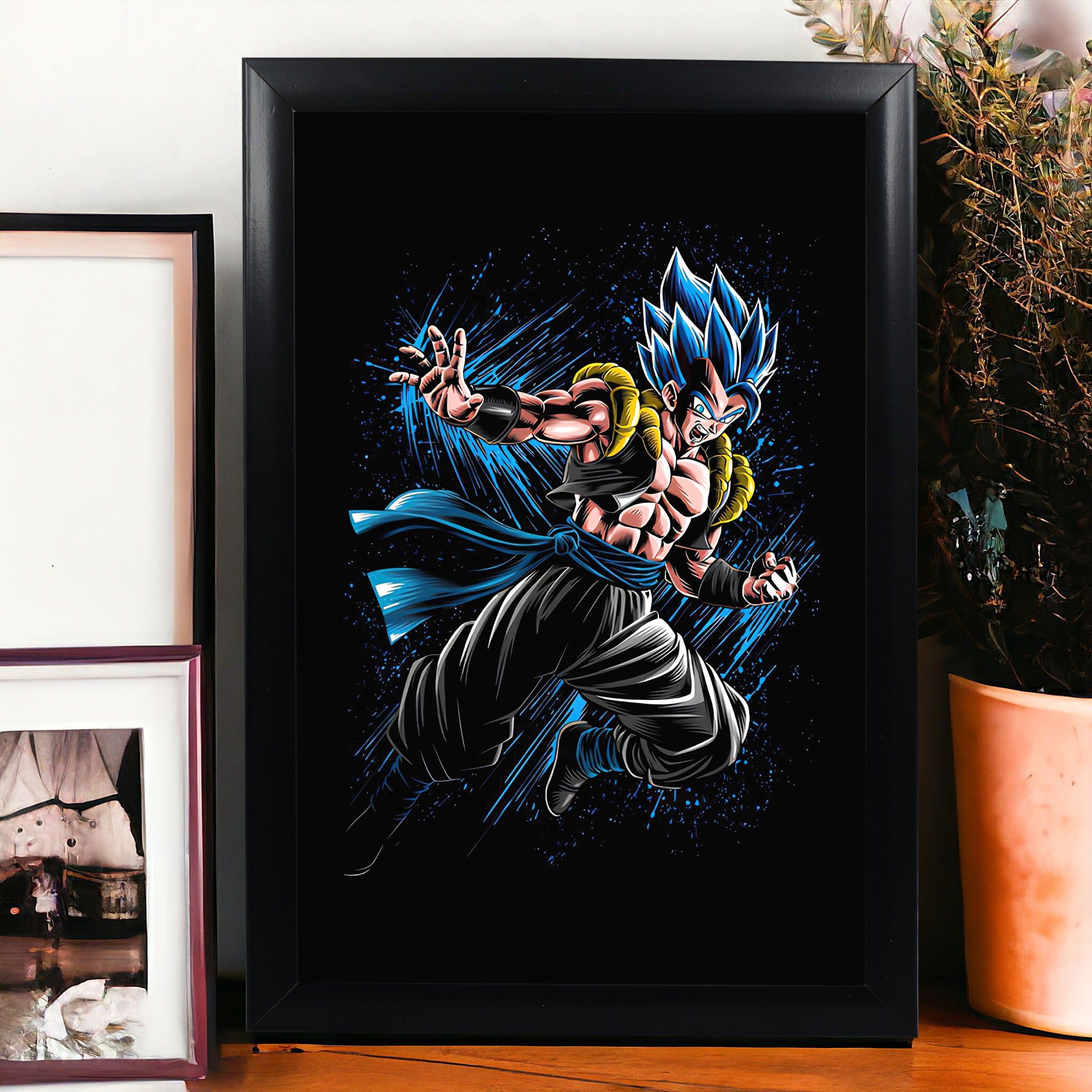 Ssj Blue Gogeta Iconic Photo Frame (A4 Size) - Dragon Ball Z