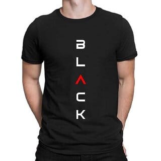 HIT SQUARE Black Pure Cotton Round Neck Printed T-Shirt for Men