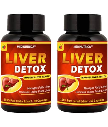 Medinutrica Liver Detox- Liver Care Capsule 60 Gm Pack of 2