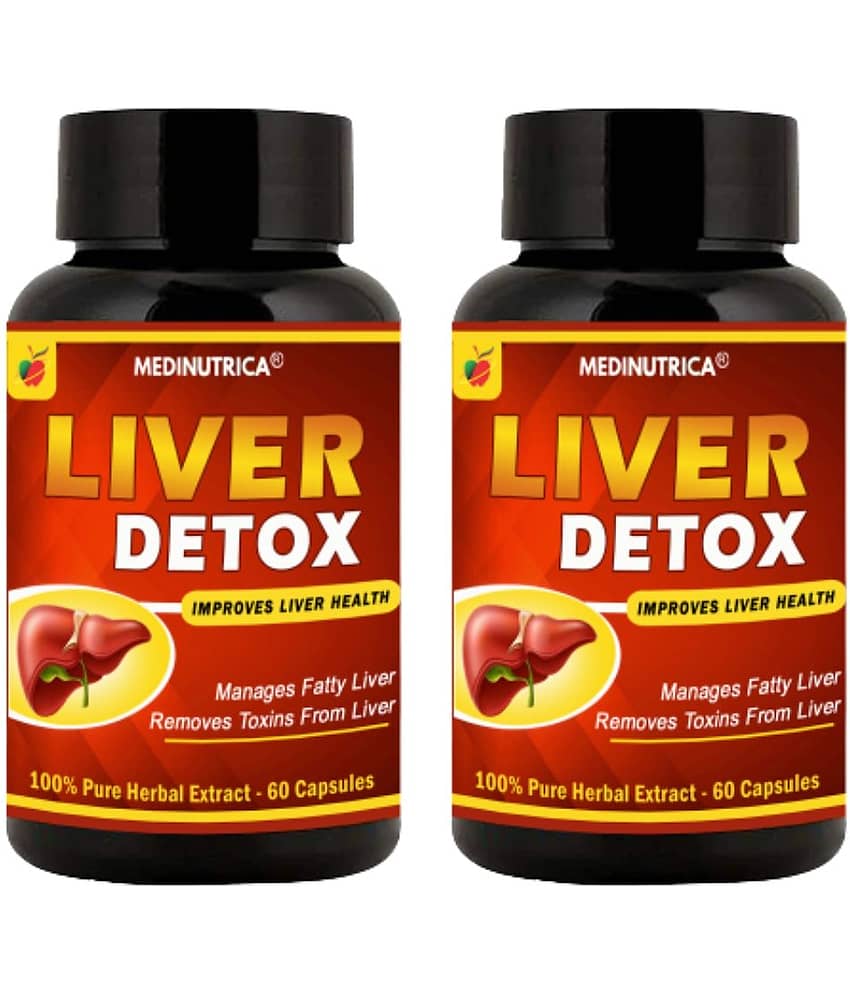 Medinutrica Liver Detox- Liver Care Capsule 60 Gm Pack of 2