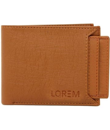 Lorem - Brown Faux Leather Men's Two Fold Wallet ( Pack of 1 )