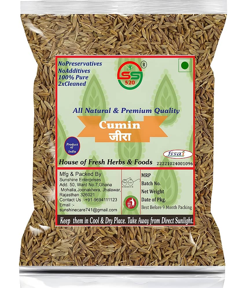 SS520 Cumin Jeera 100g Sabut Jira Zeera Seed Jeelakarra whole 100 gm