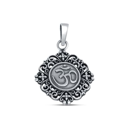 Aum Karma 925 Sterling Silver Pendants for Women