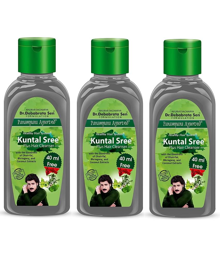 Parampara Kuntal Sree Plus Hair Shampoo 100 mL Pack of 3