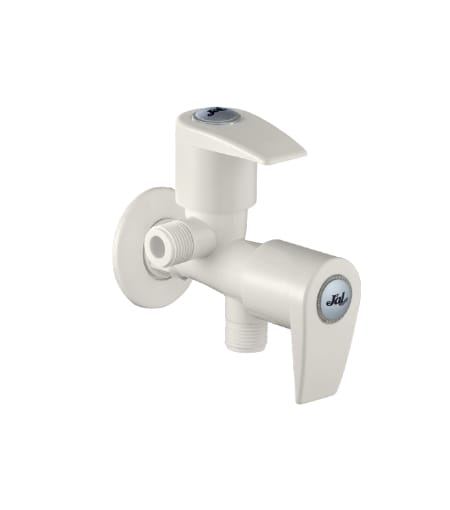 Nalini Pro Black Angle Stop Cock with Flange