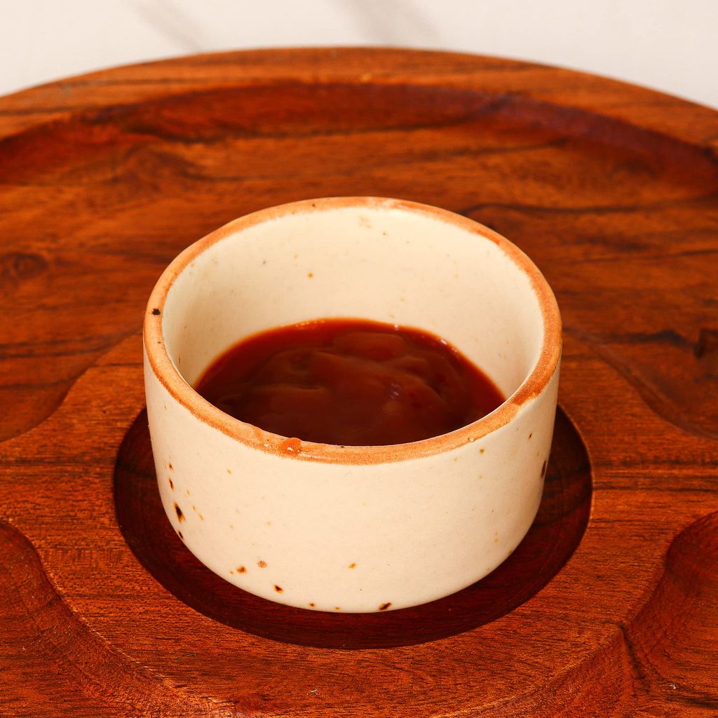 Femora Round Wooden Serving Tray with Bowl, 1 pc Tray & Bowl, 10 Inch(25 * 25 CM), 1 Year Warranty.