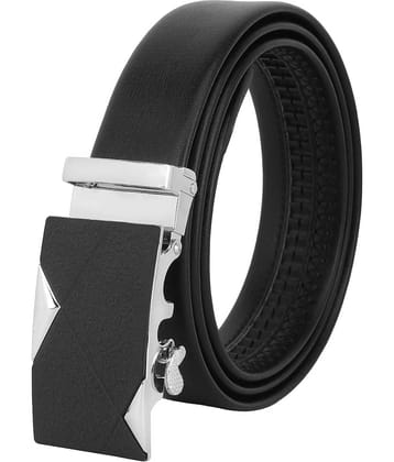 Zacharias - Black PU Men's Casual Belt ( Pack of 1 )