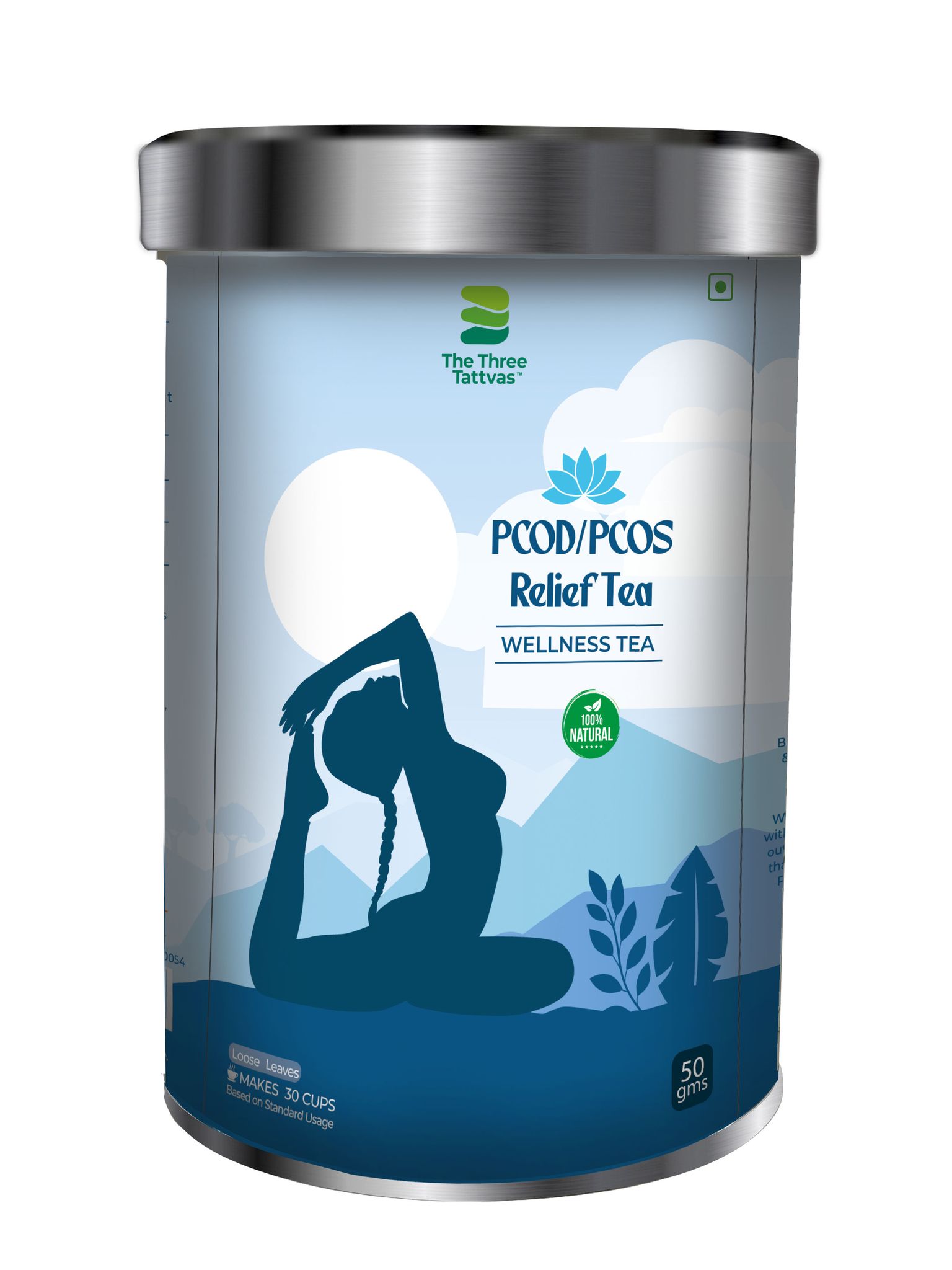 The Three Tattvas PCOD/PCOS Relief Tea 50gms