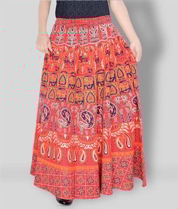 Sttoffa - Red Cotton Women's Wrap Skirt ( Pack of 1 )