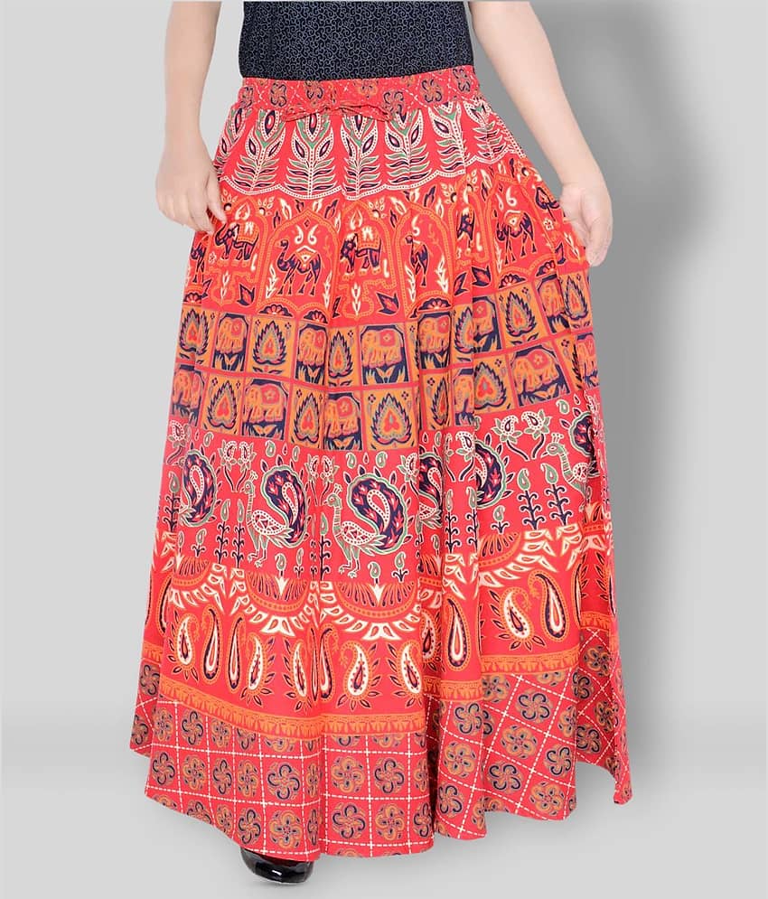 Sttoffa - Red Cotton Women's Wrap Skirt ( Pack of 1 )