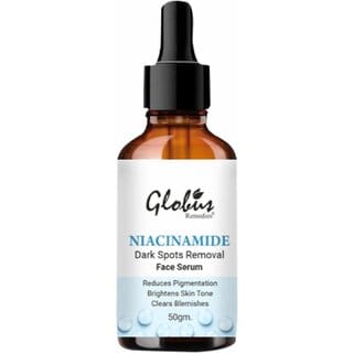 Globus Remedies Niacinamide Anti-Pigmentation Face Serum, Clarifying Serum for Dark Spots & Pigmentation, 50ml