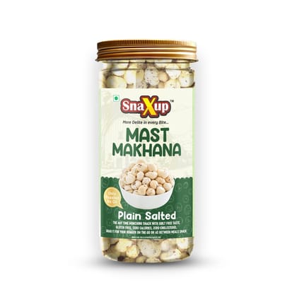 SnaXup Mast Makhana Plain Salted 75Gm