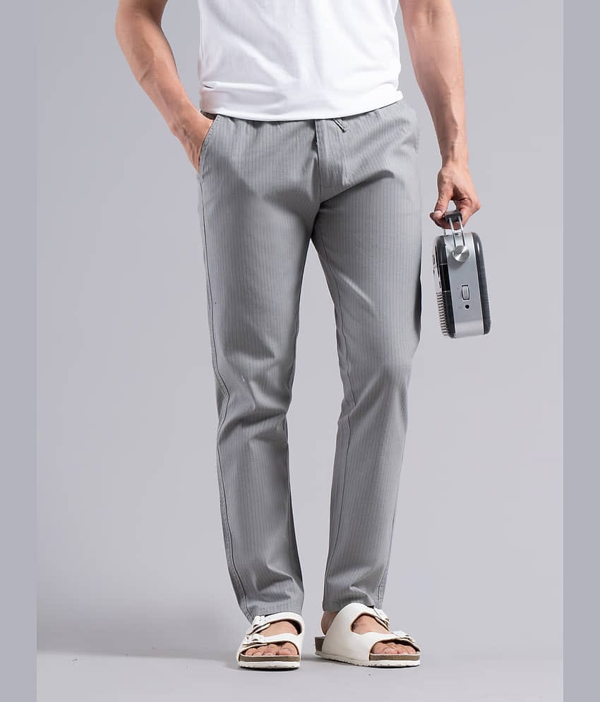 Paul Street Regular Men's Trouser - Grey ( Pack of 1 )