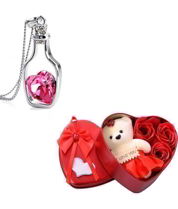 FASHION FRILL - Pink Pendant ( Pack of 2 )