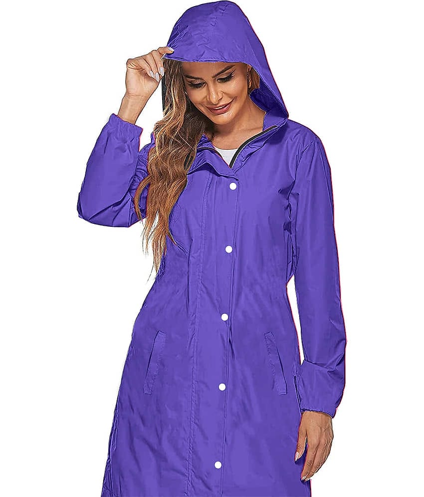 CAMISON Long Raincoat - Blue