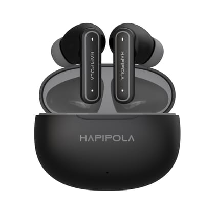 HAPIPOLA (ANC) Killer Pro True Wireless Stereo Earbuds, Active Noise Cancellation, 40+ Hours Playtime, Touch Controls, 10mm Drivers, Bluetooth 5.3, Type-C, Sweat Proof (Grey) HAPIPOLA (ANC) Killer Pro True Wireless Stereo Earbuds, Active Noise Cancellati