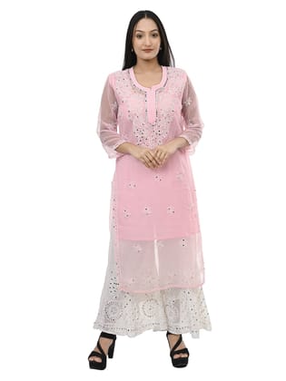 MRS RIGHT CHIKANKARI MIRROR EMBROIDERED KURTI SHARARA SET FOR WOMEN AND GIRLS MRS RIGHT CHIKANKARI MIRROR EMBROIDERED KURTI SHARARA SET FOR WOMEN AND GIRLS