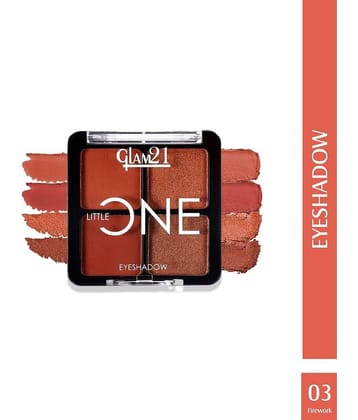 Glam21 Little One 4in1 Eyeshadow Palette Ultra pigented Long Lasting 3.5g Firework-01