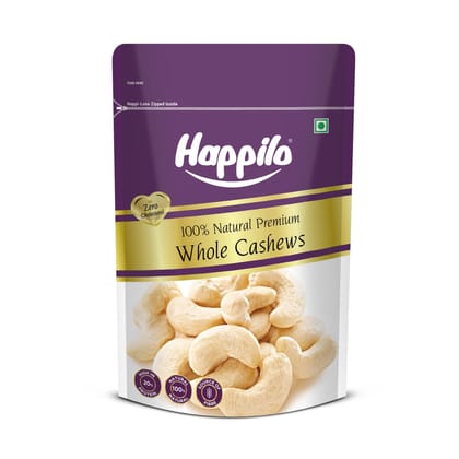 Happilo Premium Natural Whole Cashews 200g