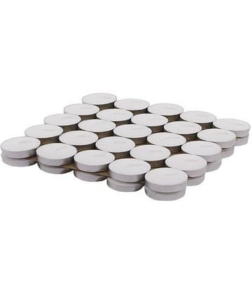 PROSPERRO LUMO - White Unscented Wax Tea Light Candle 4 cm ( Pack of 50 )