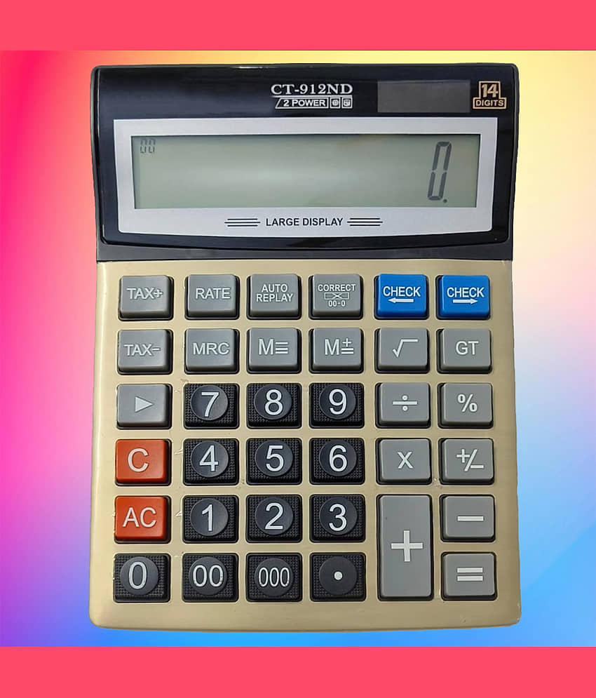 TechTide 12 Digits Basic Calculator