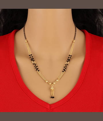 Bhagya Lakshmi Golden Mangalsutra ( Pack of 1 )