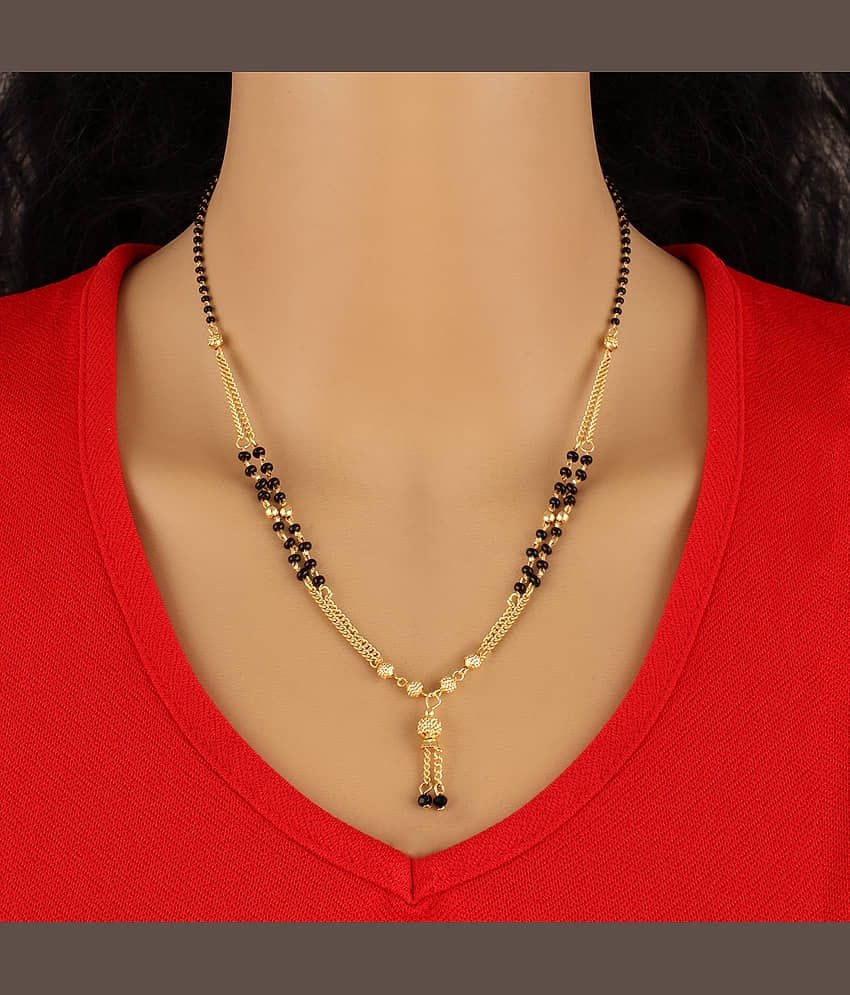 Bhagya Lakshmi Golden Mangalsutra ( Pack of 1 )