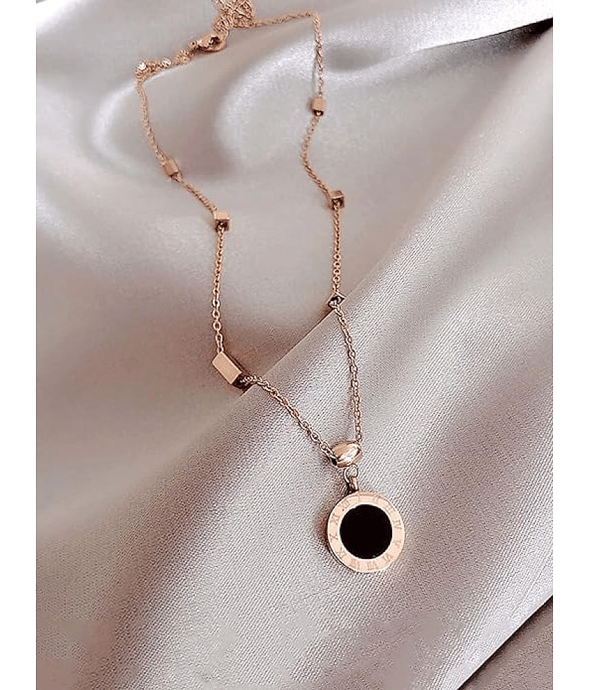 PUJVI Black Pendant ( Pack of 1 )