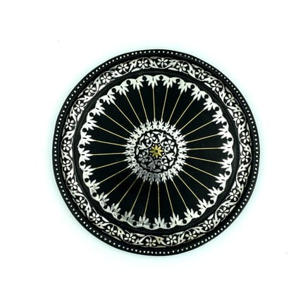 Bidri Ware Plate Sheet Elite  (1TMTDCOKA09795) Bidri Ware Plate Sheet Elite  (1TMTDCOKA09795)