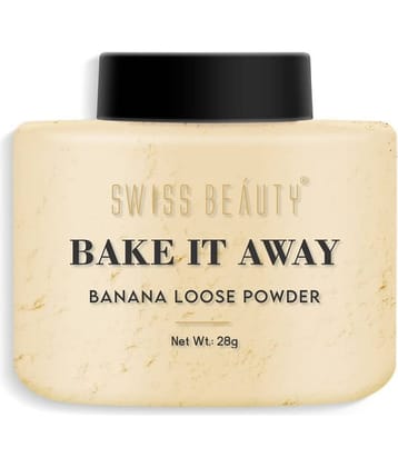 Swiss Beauty Bake It Away Banana Loose Powder - (28g)