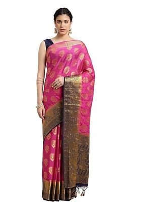 Pure Crepe Women's Mysore Silk Crepe Saree