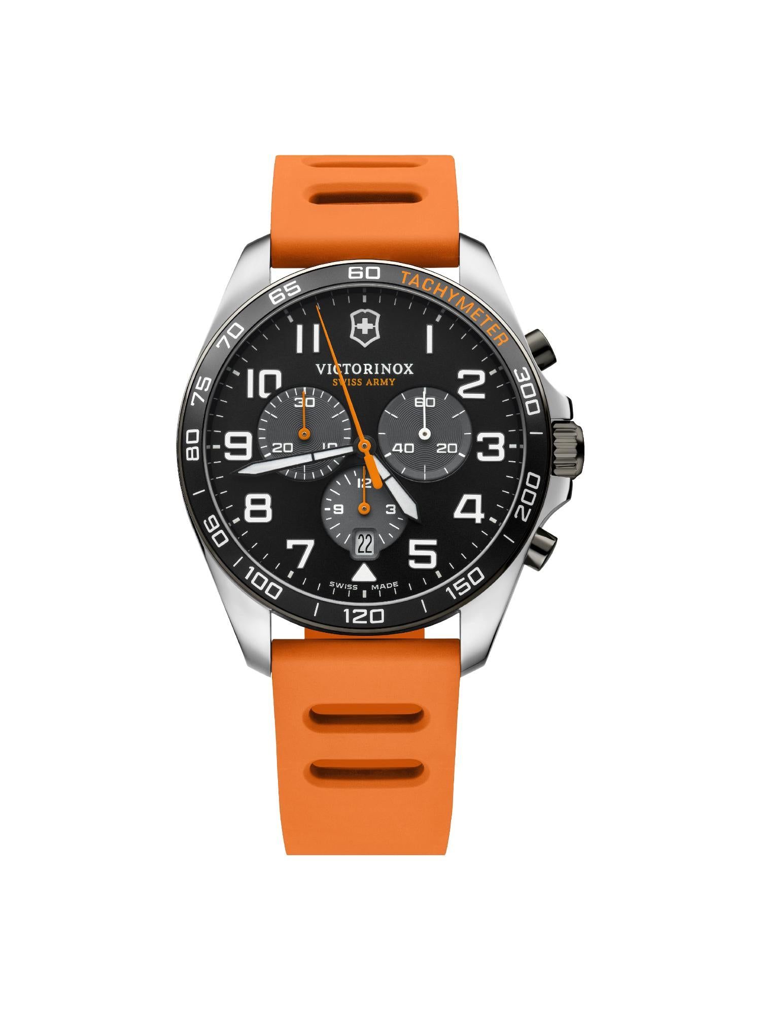 Victorinox Men 42 mm Size Black Dial Field Force Analog Watch - V241893-Black