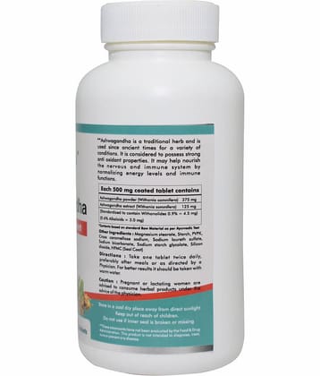 Way2Herbal Ashwagandha Tablet 120 no.s Pack Of 1