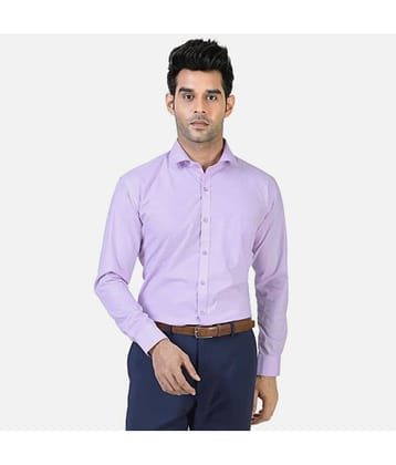 Makhanchor - Purple Cotton Regular Fit Men's Formal Shirt ( Pack of 1 )