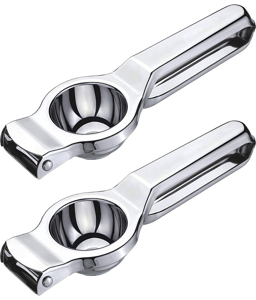 OC9 Silver Stainless Steel Lemon Squeezer (Pack of 2) ( Set of 2 )