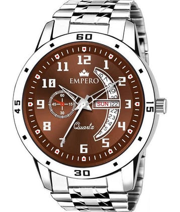 EMPERO - Silver Stainless Steel Analog Men's Watch
