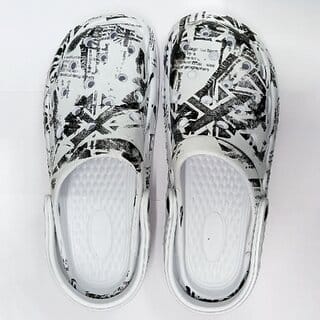 29K Mens White Comfortable Casual Clogs