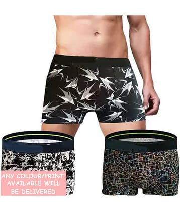 CAVENDRES Pack of 3 Nylon Trunks For Men's ( Multicolor1 )