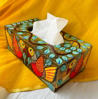 Parinda Wooden Tissue Box Parinda Wooden Tissue Box