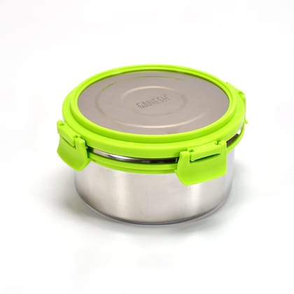 Alunari Solo Round 400 Stainless Steel Leak Proof airtight Lunch Pack for Office & School Use