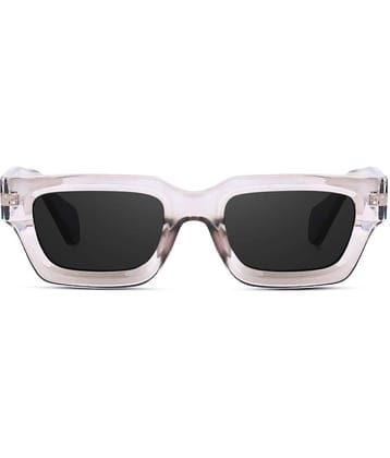 Peter Jones White Rectangular Sunglasses ( Pack of 1 )