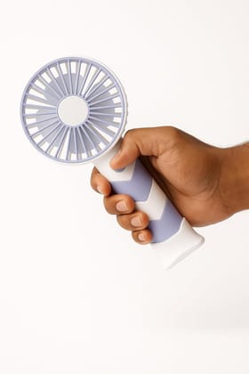 Mini Handheld Fan (Upto 6 Hours Running) Rechargeable 2500 Mah Battery Operated Portable Fan, Desk Fan, Carry It Anywhere
