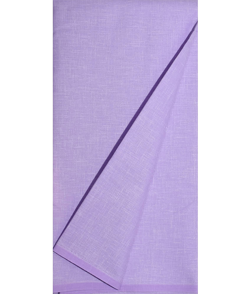 KUNDAN SULZ GWALIOR Purple Cotton Blend Unstitched Shirt pc