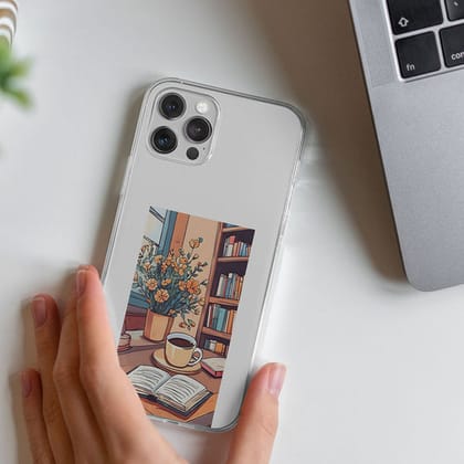 Coffee Books Transparent Custom Slim Soft Cases
