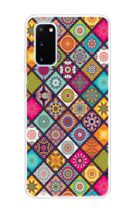 Multicolor Mandala Soft Cover for Samsung Galaxy S20