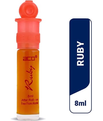 aco perfumes RUBY Concentrated  Attar Roll On 8ml